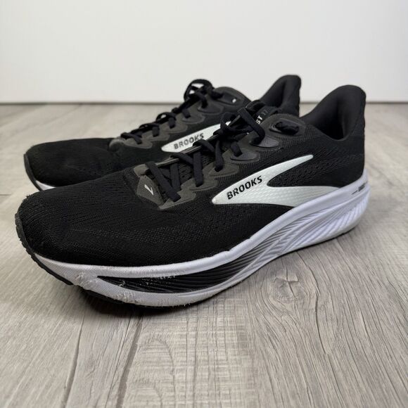 Brooks Mens Ghost 17 1104422E090 Black Running Sneakers Size 12.5 2E Wide E main image 4